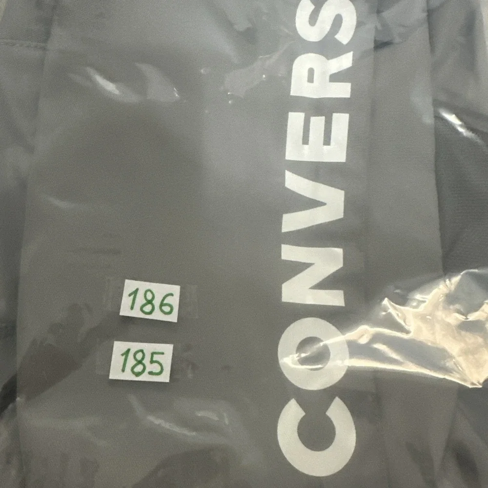 Converse Speed 2 Backpack Grey White Logo School Travel Bag 10018262-A04 NWT OS